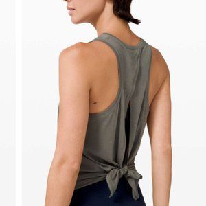 Lululemon - All Tied Up Tank Top - Sage Grey